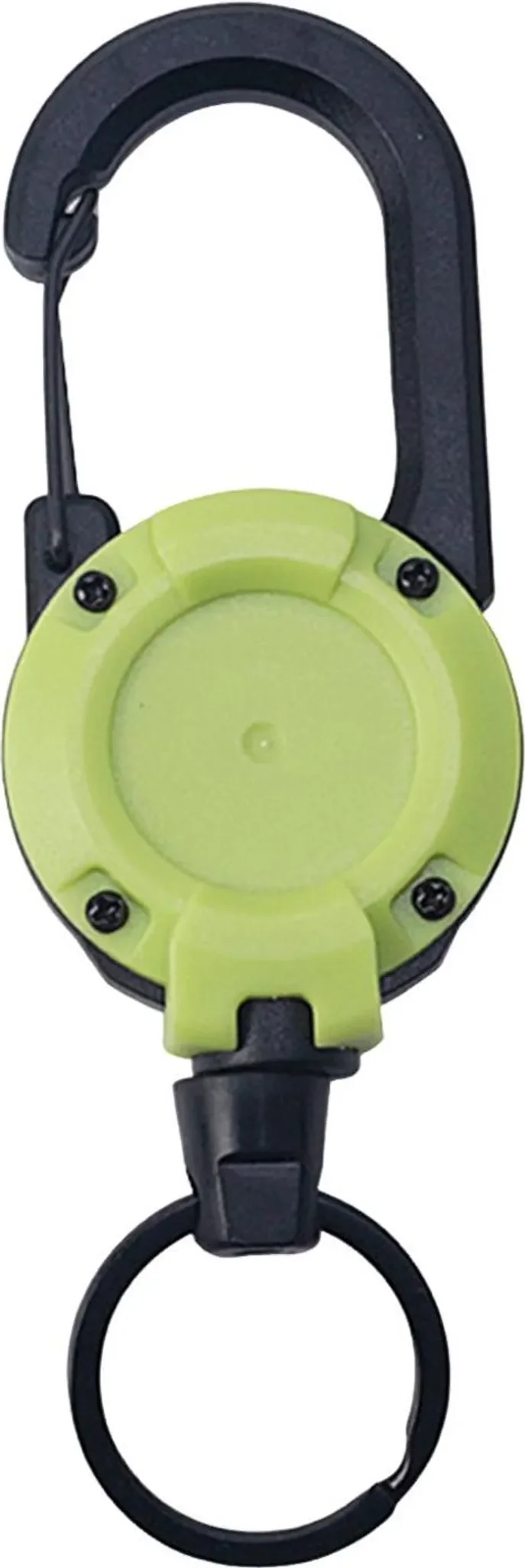 Einziehbarer Schlüsselanhänger mit 60 cm Stahlseil – robust & vielseitig