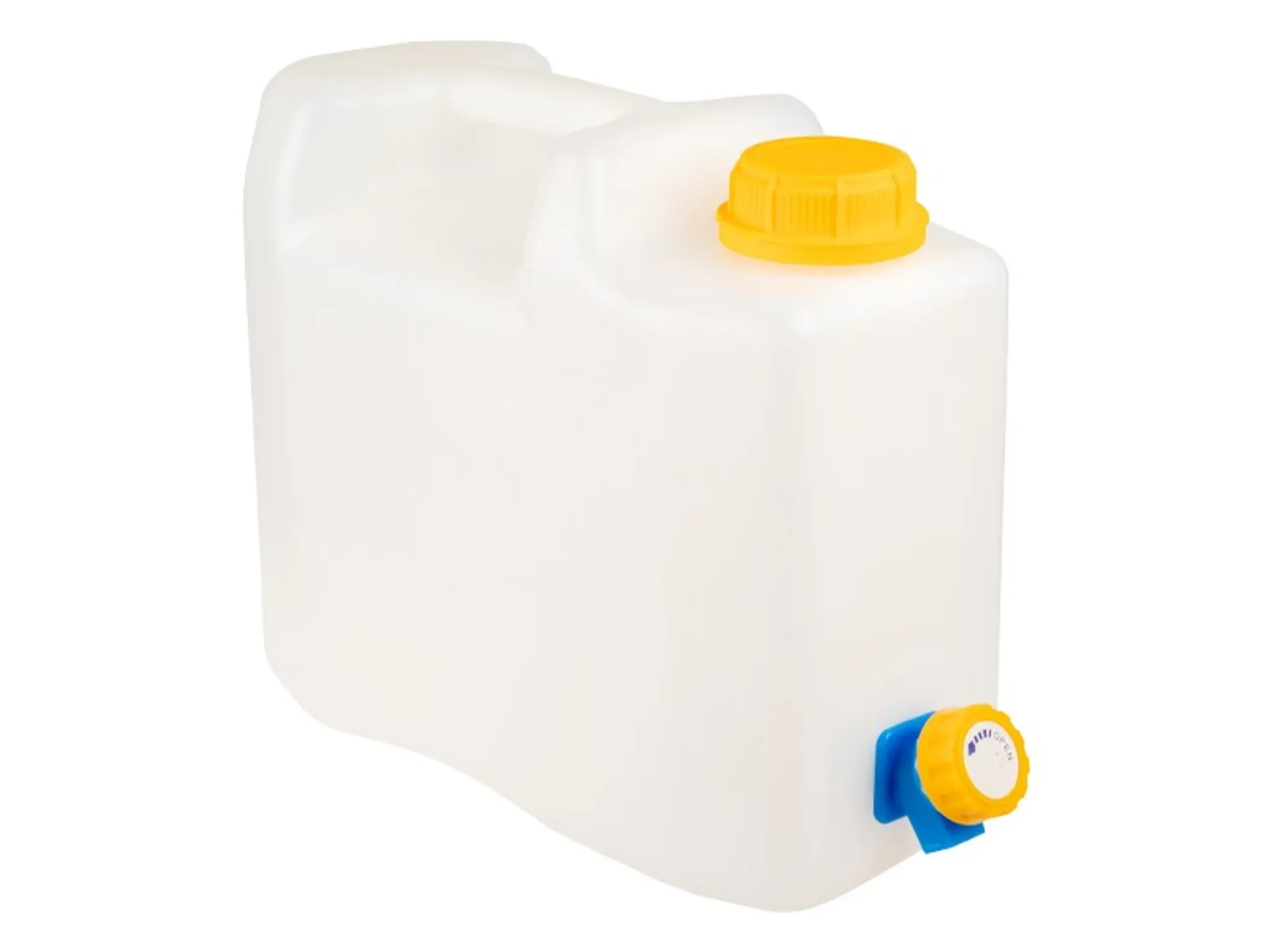 CARMOTION 5-Liter Wasserbehälter mit Kunststoffventil – Für Trinkwasser geeignet