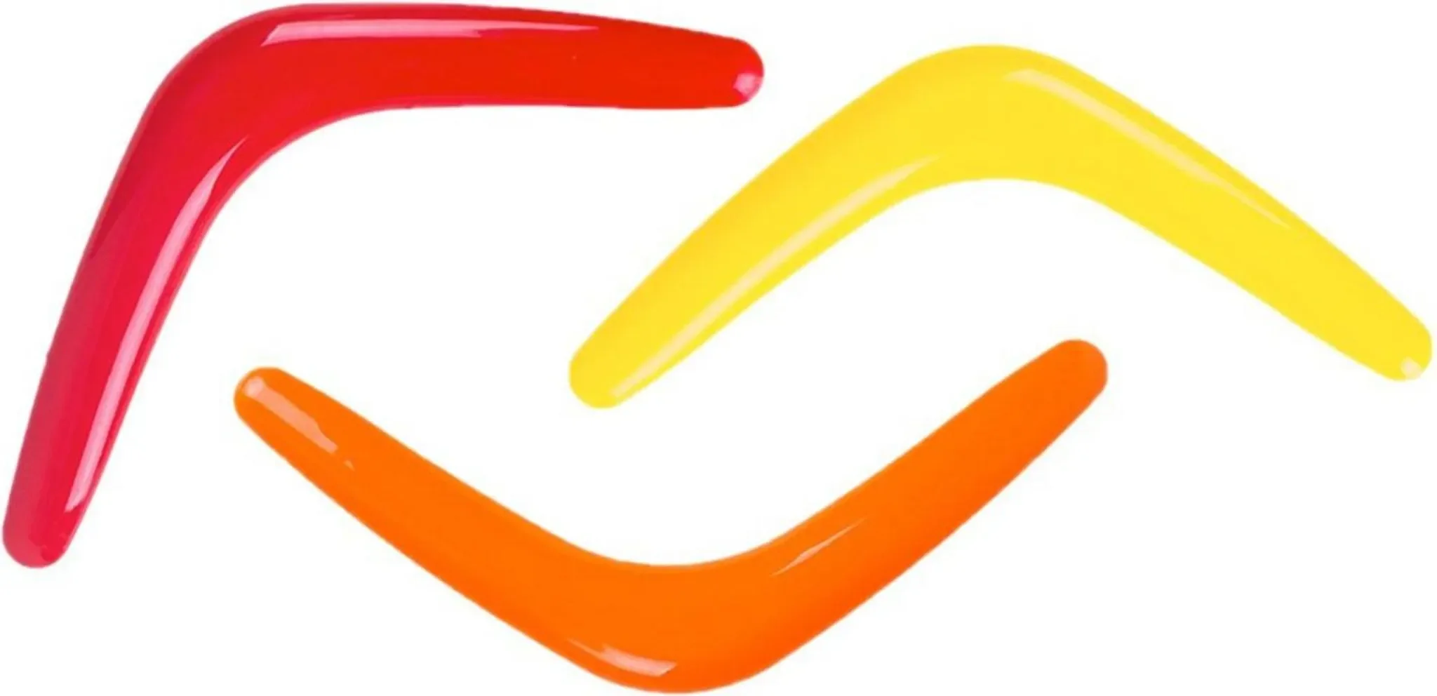 Kinder-Bumerang „Flying Disc“ – 28 × 11 cm, weiches Material, ab 3 Jahren