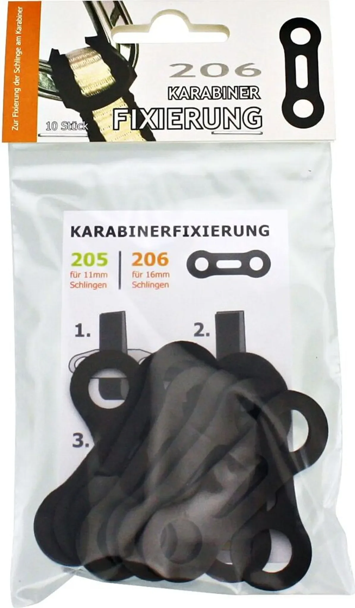 Aliens Rubber-Fix – Karabinerfixierung (VE = 10 Stück)