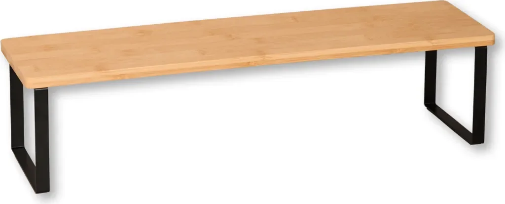 KESPER Küchenregal – Bambus & Metall, 55 × 15 × 13,5 cm
