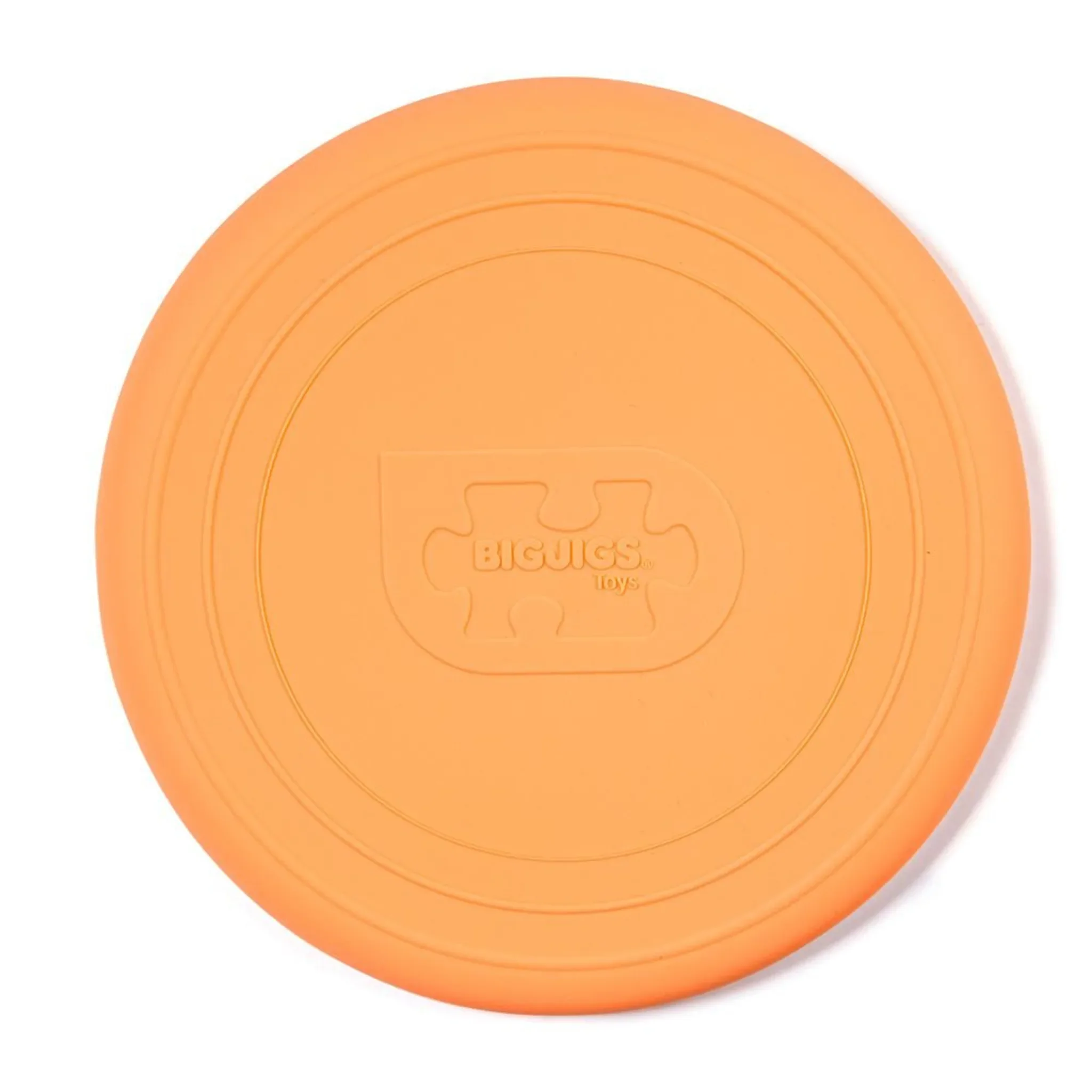 Bigjigs Toys Silikon-Frisbee – Apricot Orange – Faltbar & Biegsam