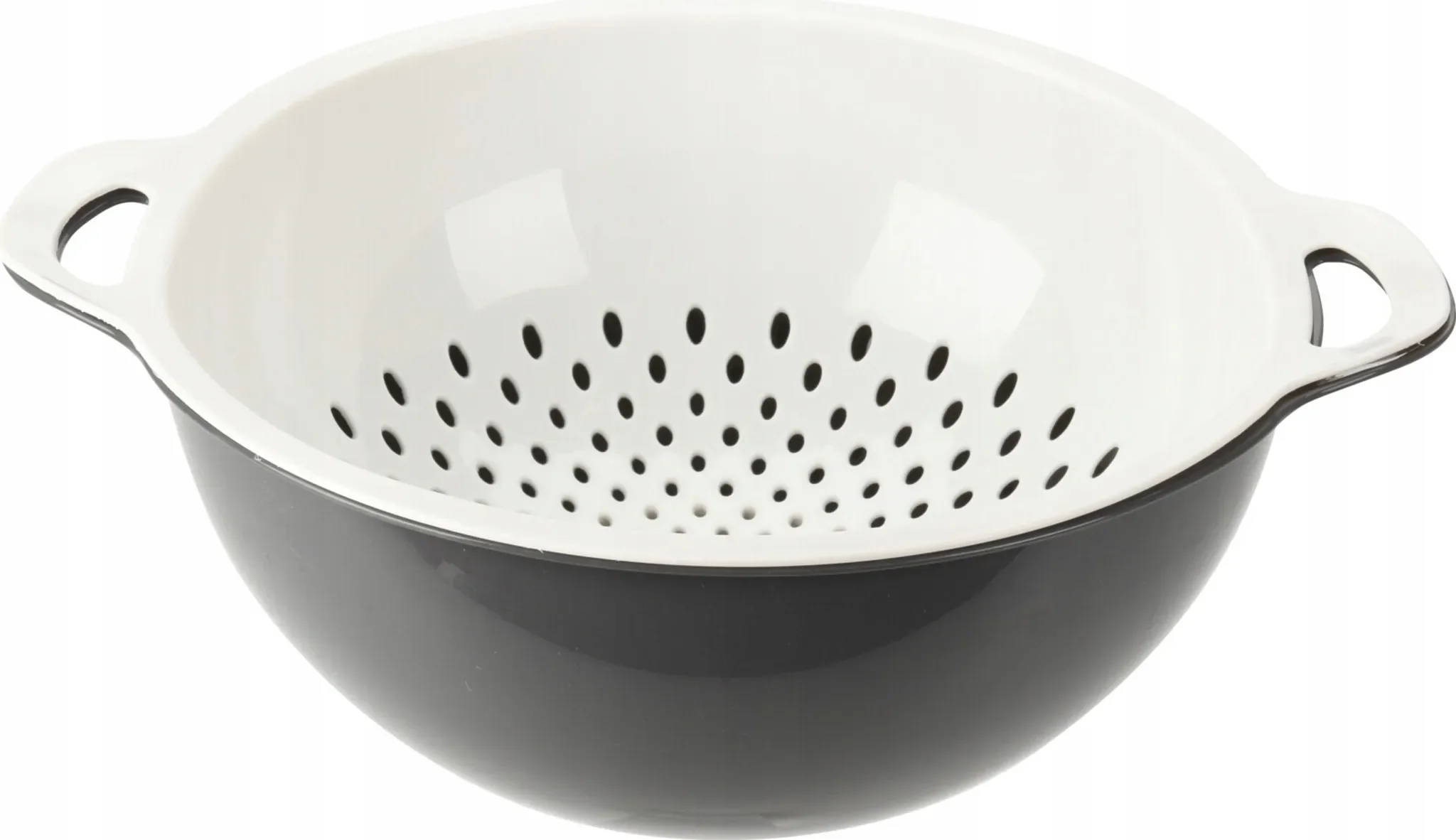 2-in-1 Küchensieb mit Schüssel – Kunststoff, 26×11 cm
