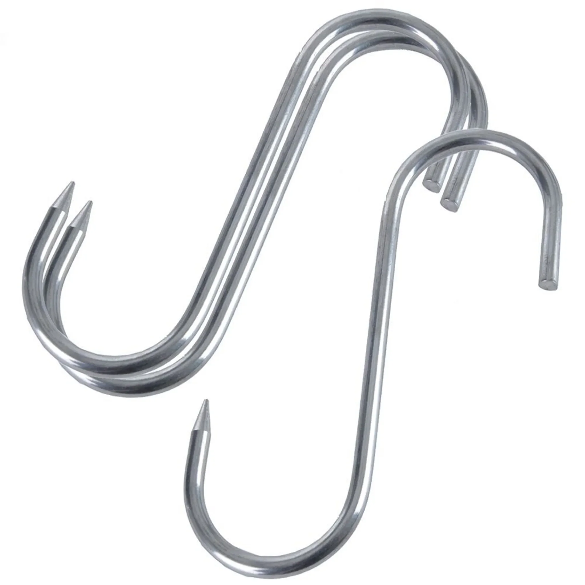 ORION Räucherhaken – 3er-Set, Edelstahl, 13,5 × 9 cm