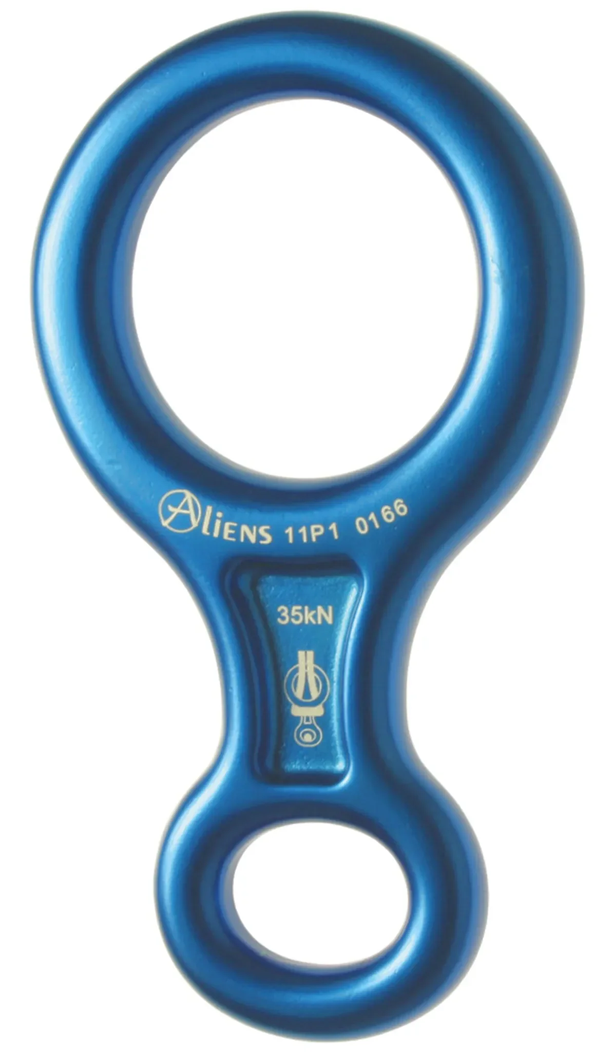 Aliens Alu Abseilachter Medium – Sicherungs- & Abseilgerät aus eloxiertem Aluminium