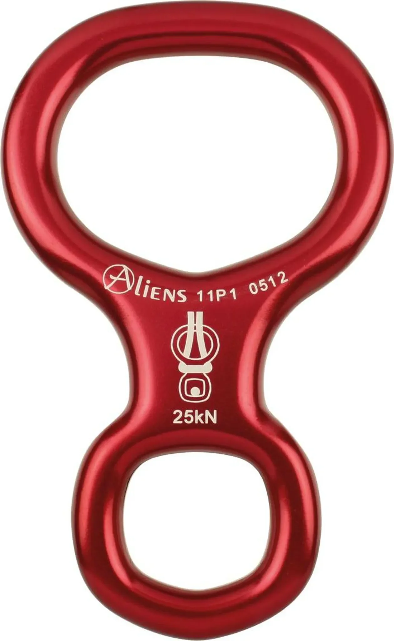 Aliens Alu Abseilachter Small – Kompaktes Abseilgerät aus eloxiertem Aluminium