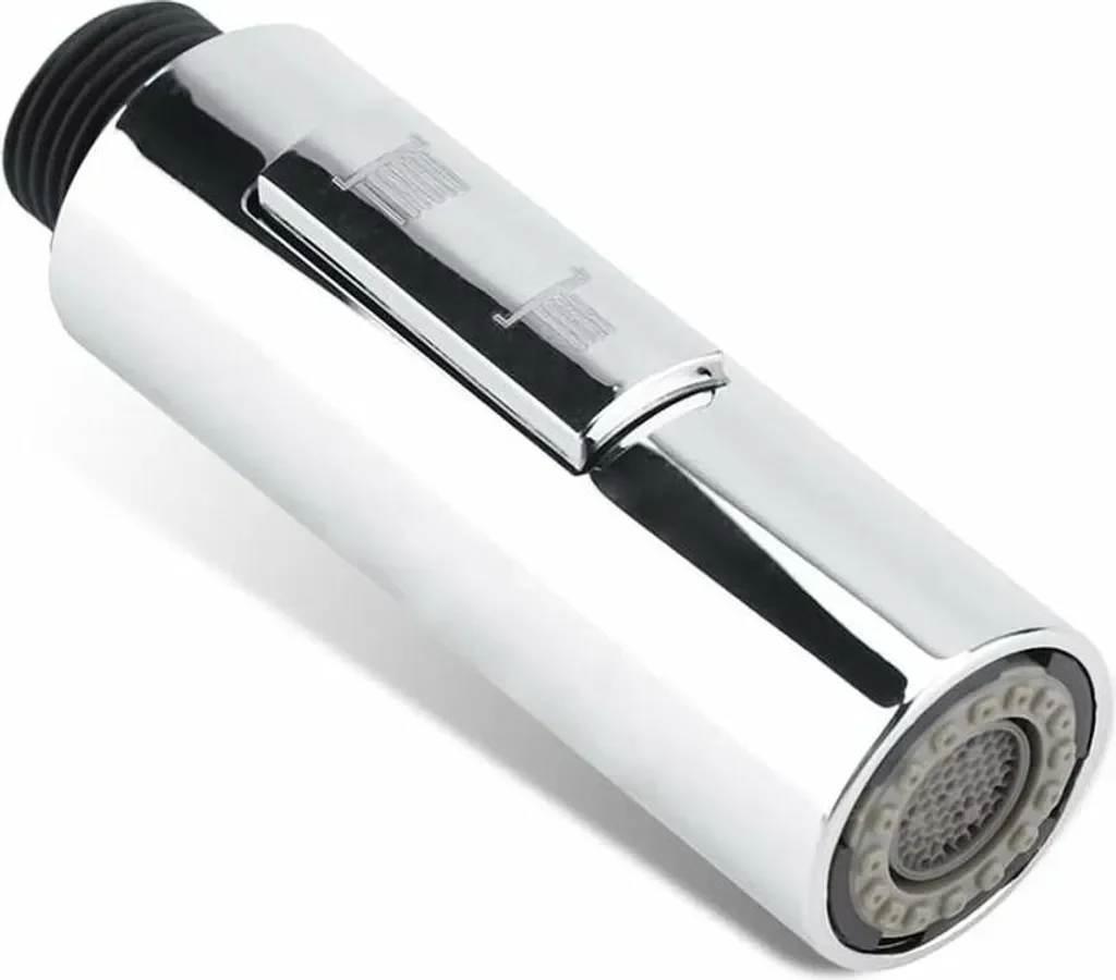 Küchenarmatur-Brausekopf mit Ausziehfunktion – G1/2, 2 Strahlarten, silber