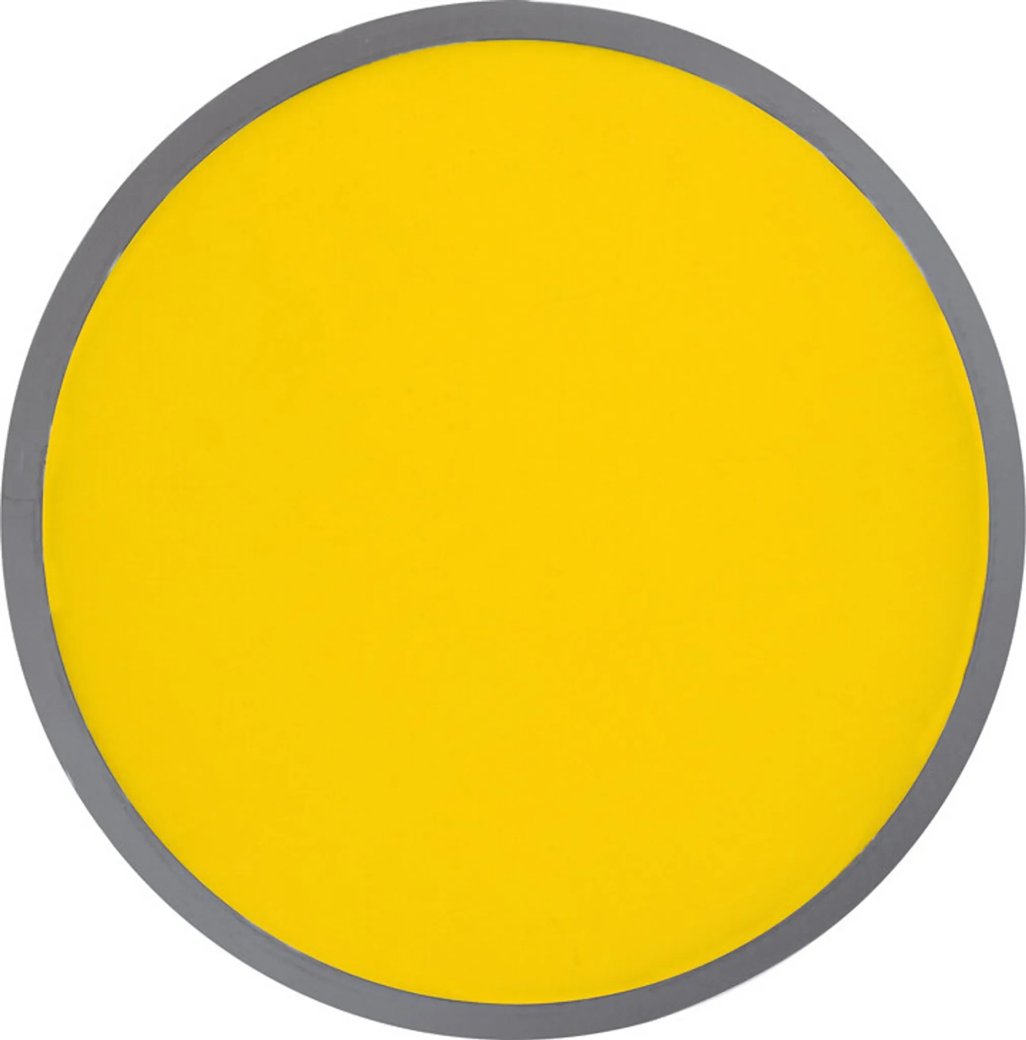 Frisbee-Set „Creative Fly“ – 5 faltbare Wurfscheiben mit Etui, Ø 25 cm, gelb