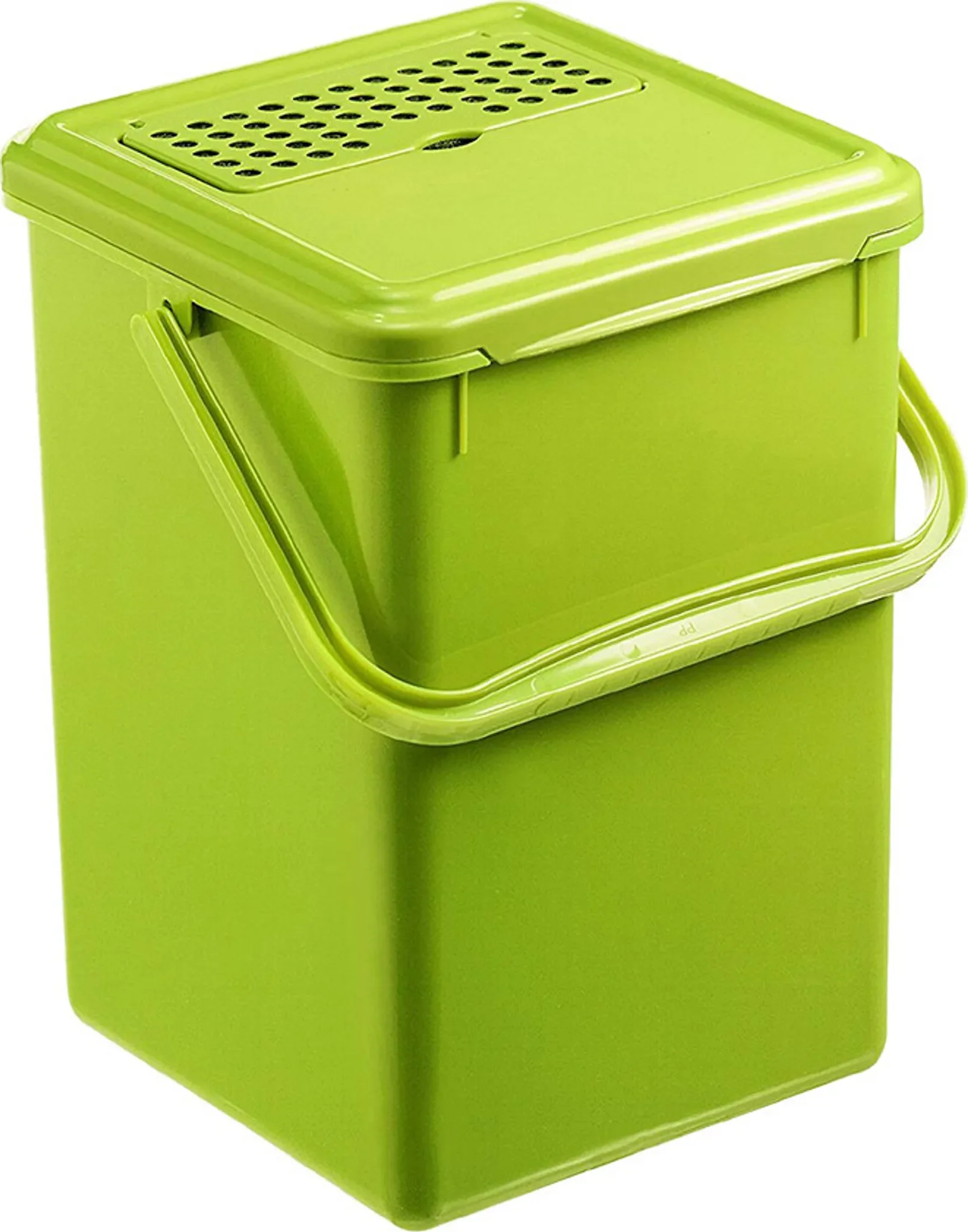 Komposteimer 9 l mit Aktivkohlefilter – Mistletoe Grün