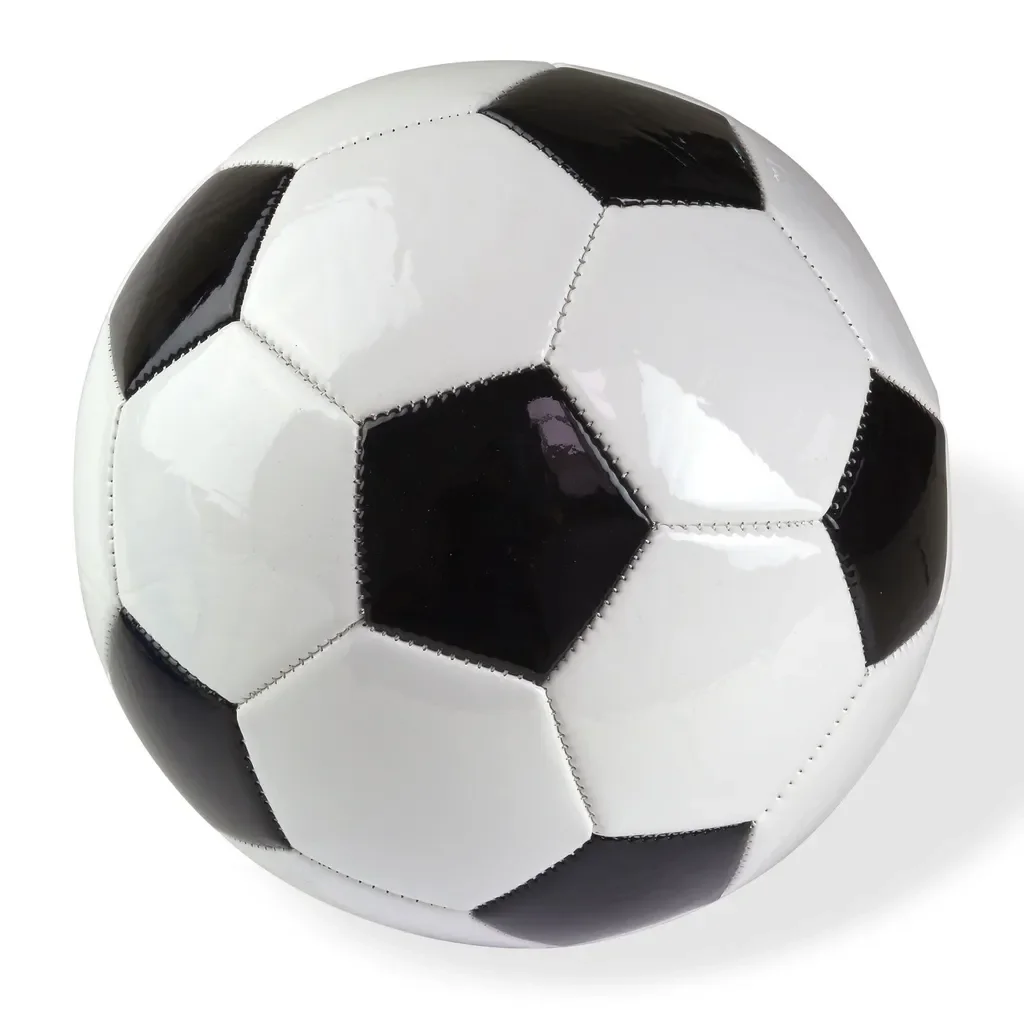 DEMA – Kinder Fußball „Star“ – Größe 5, Ø 21 cm, Schwarz/Weiß