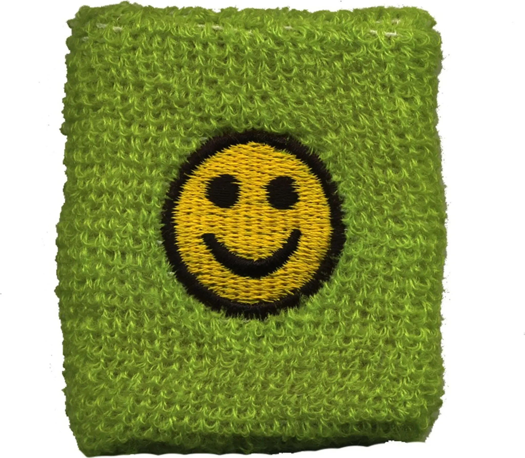 Schweißband bestickt – Smiler – Grün
