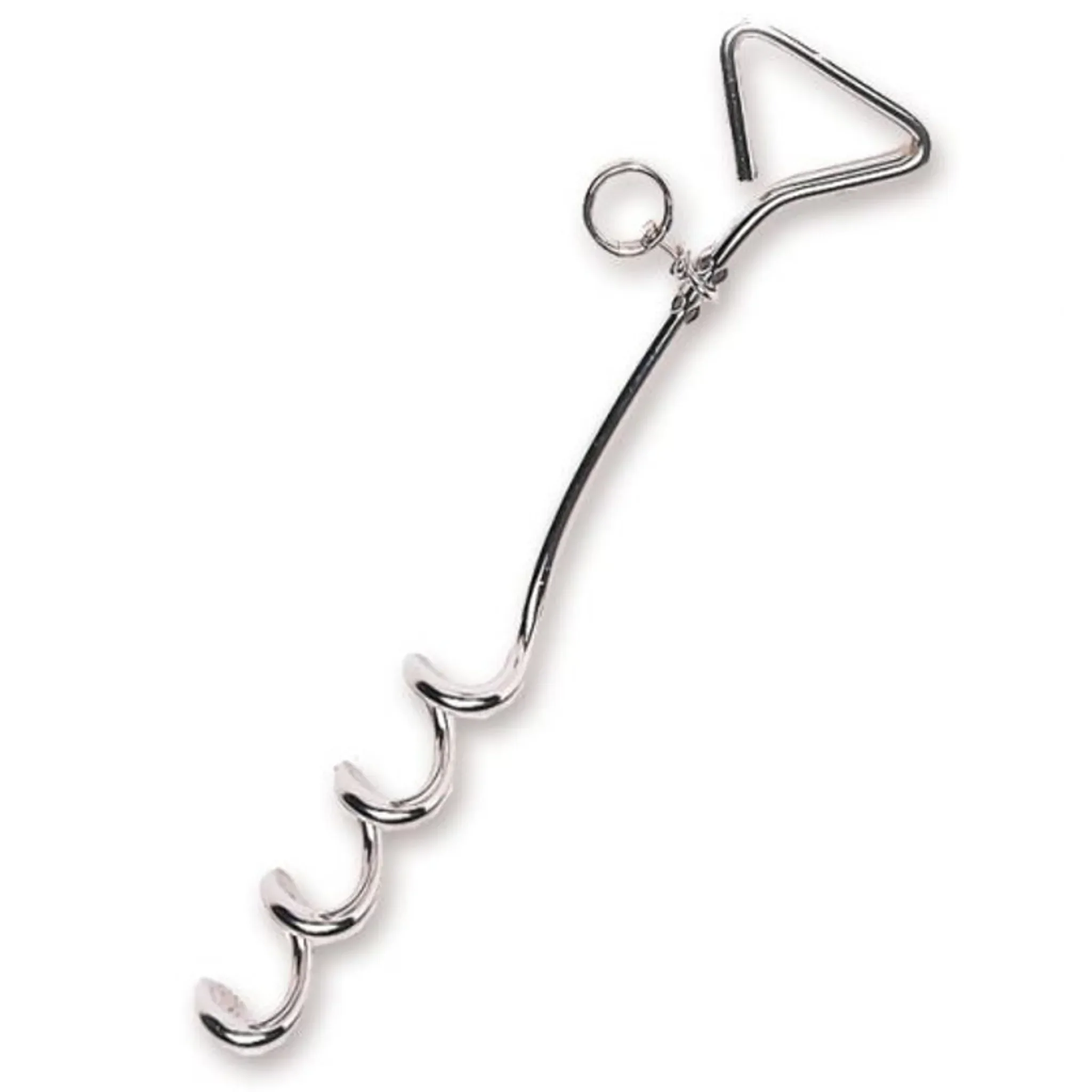 Happy People Spiralhering aus Metall 40 cm mit drehbarem Befestigungsring – Camping & Outdoor