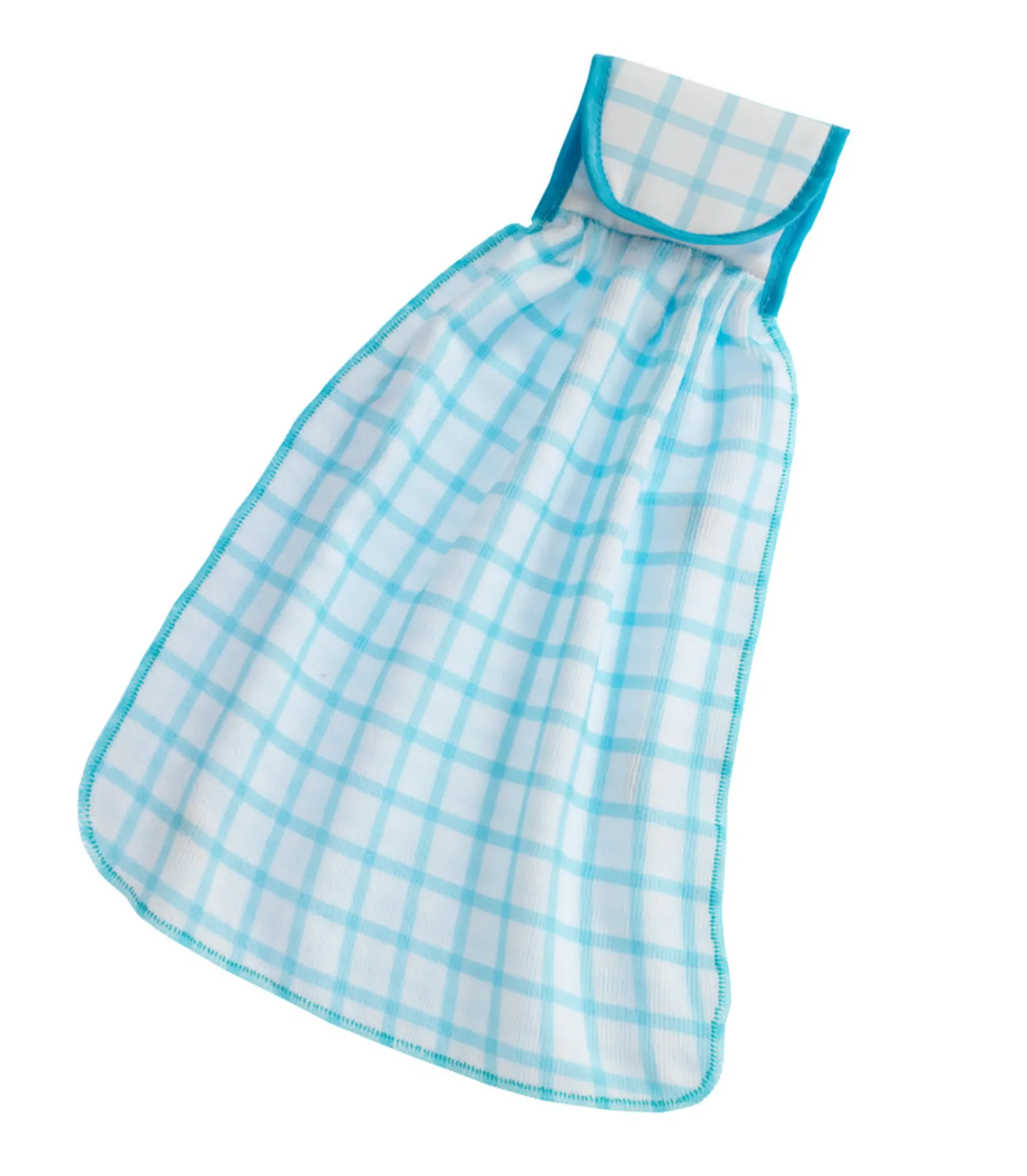 Schlaufentuch „Karo“ – 2er-Set, Blau