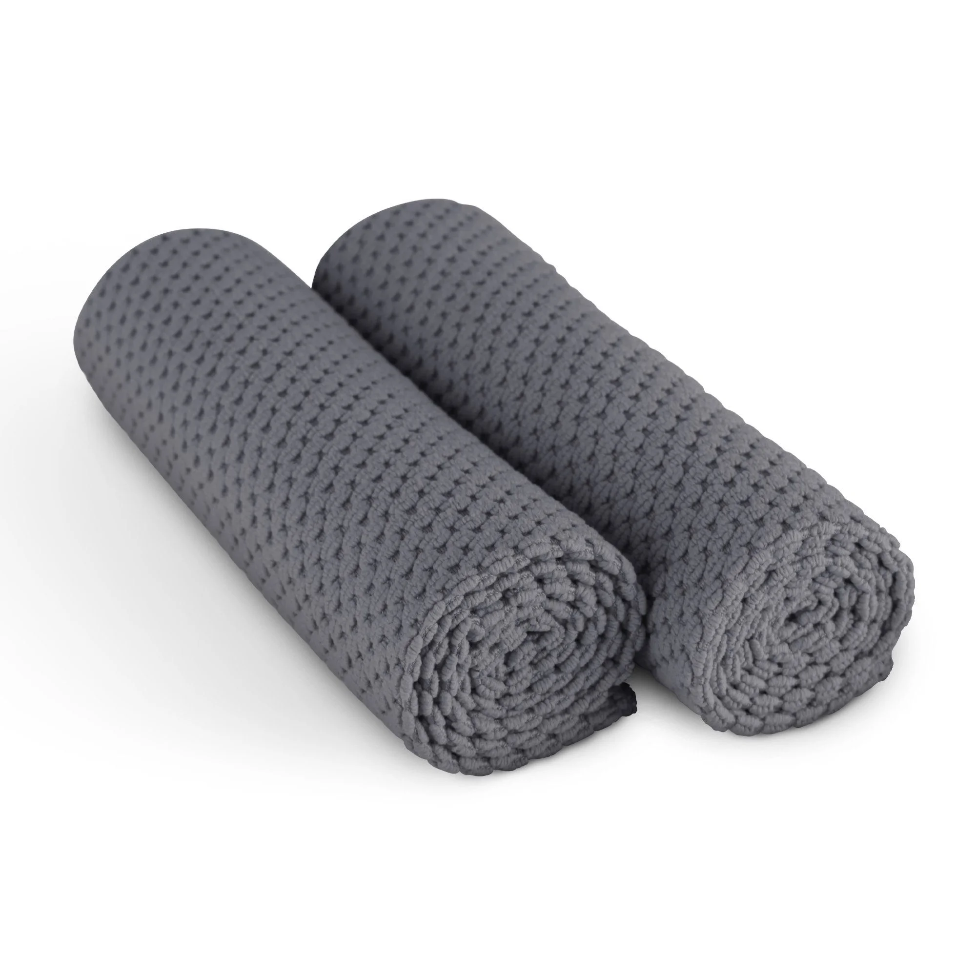 BESTLIVINGS 20336 Geschirrtücher Mikrofaser – 2er Set, 40 x 60 cm, Anthrazit