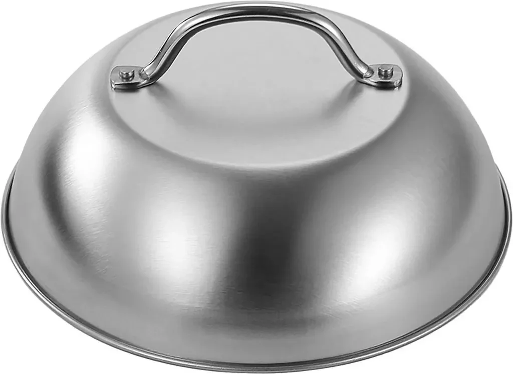 LANDMANN Burgerglocke – Edelstahl, 14,5 × 7 cm