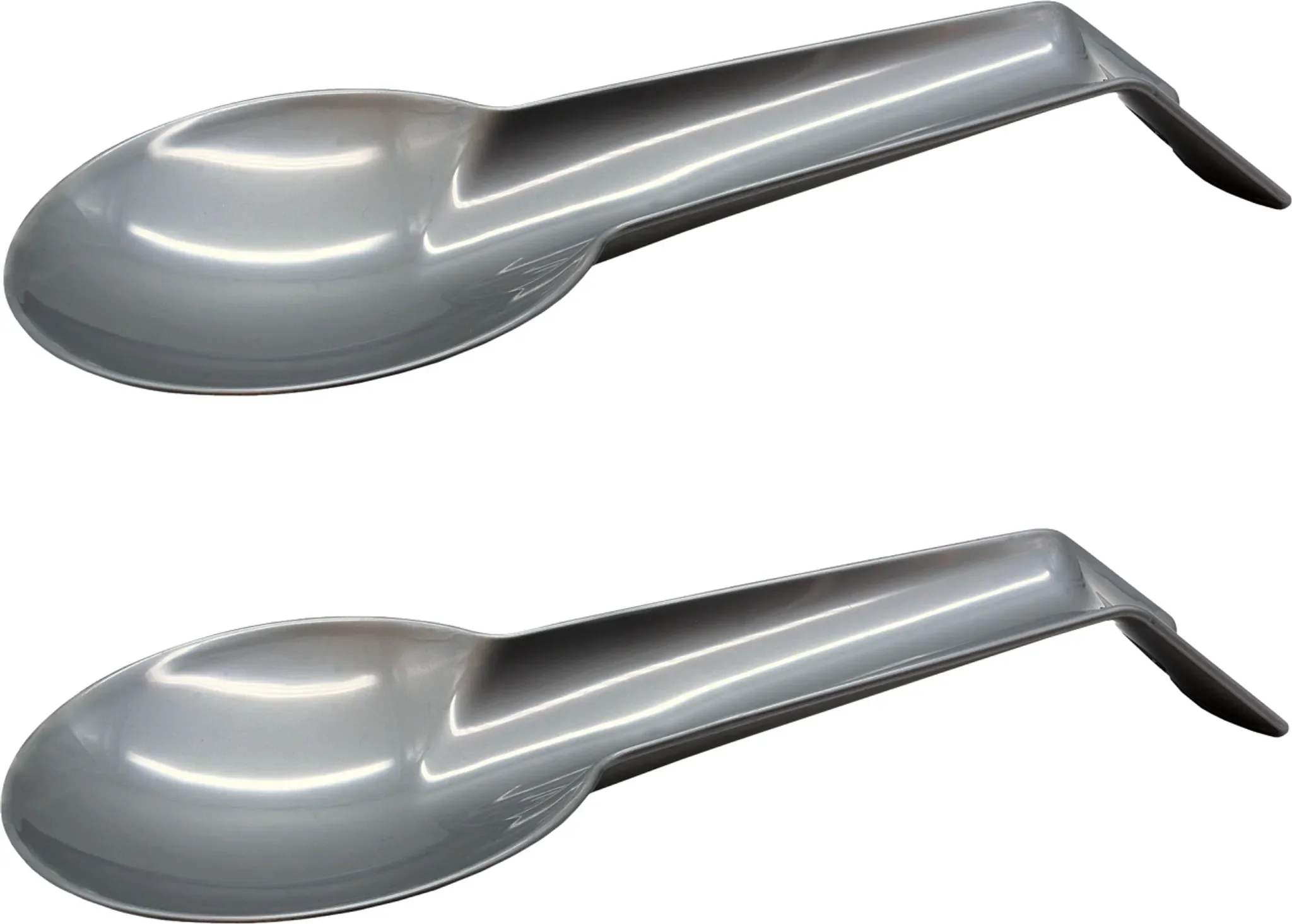 Kochlöffelablagen – 2er-Set, Anthrazit, Kunststoff
